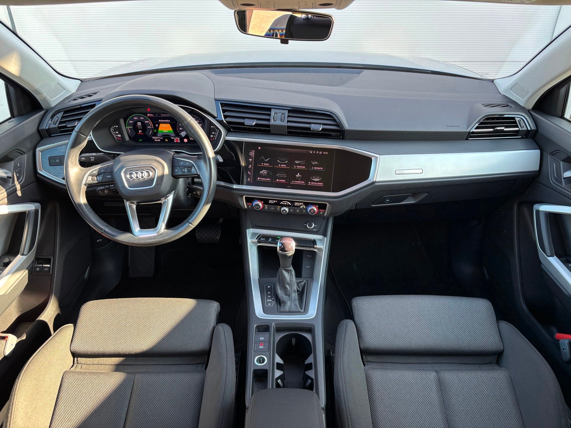 Audi Q3 45 TFSI e Advanced edition|ACC|Virtual Cockpit|1e. e, Adaptive Cruise Control, Stof, Gebruikt, Euro 6