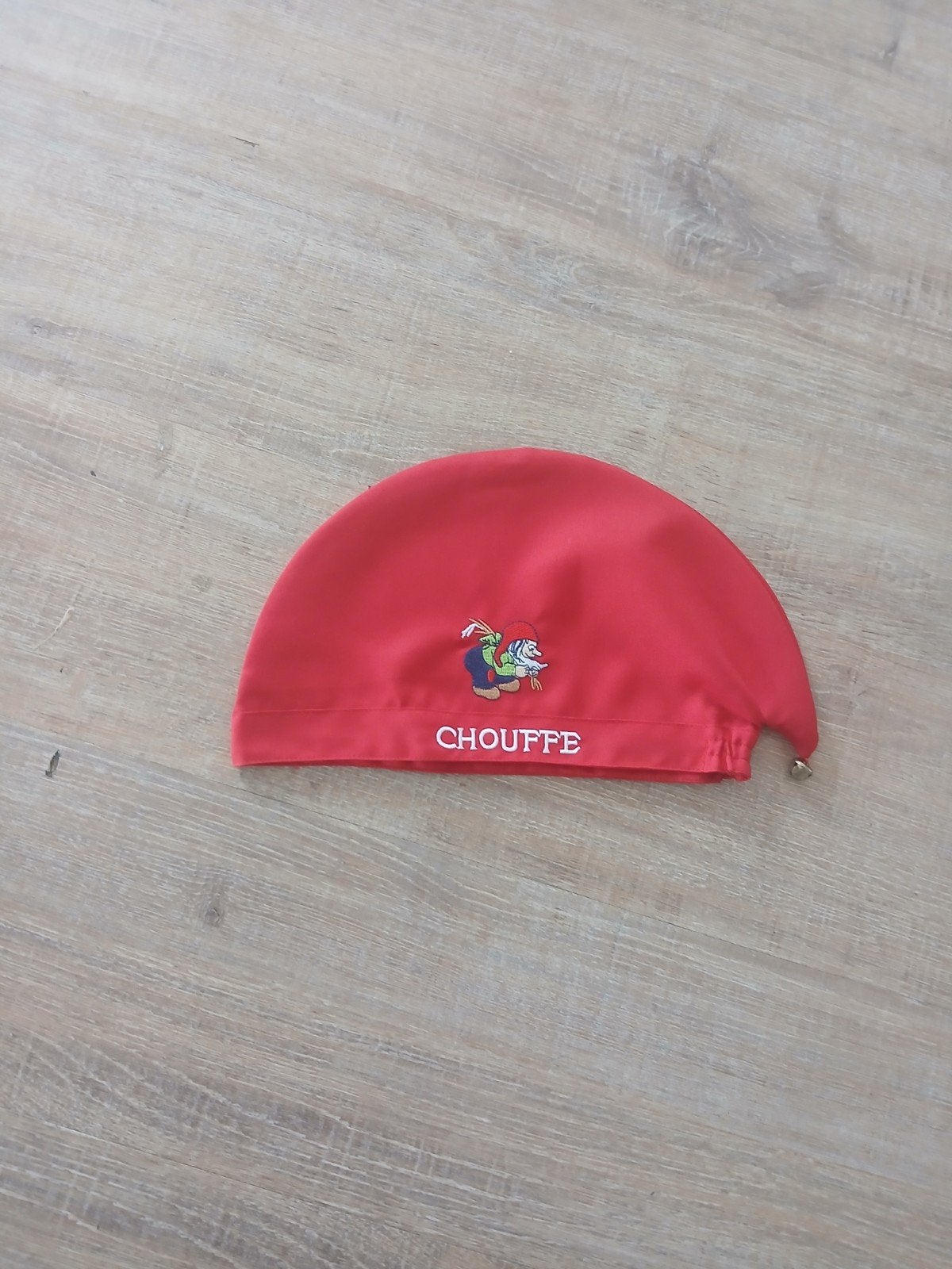 Chouffe muts - rode slaapmuts met kabouter, Hoed, Nieuw, Chouffe, One size fits all