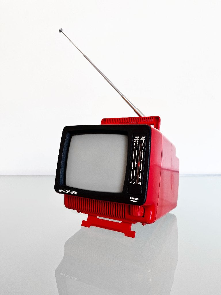 Vintage draagbare Tele star 4004 mini televisie, Ophalen of Verzenden, Gebruikt