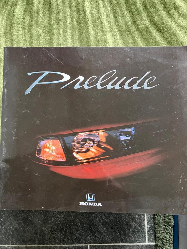 Honda Prelude Brochure - Origineel, Ophalen of Verzenden, Zo goed als nieuw, Honda