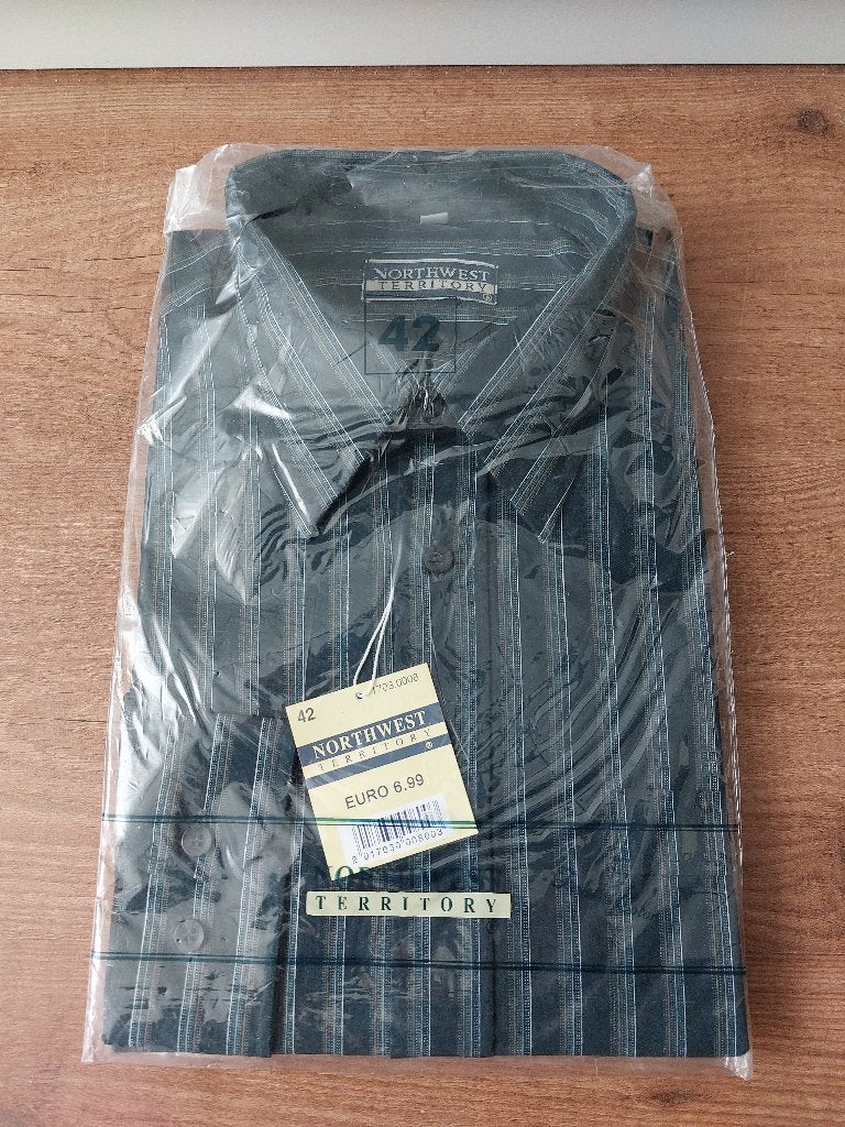 Heren overhemd Northwest Territory maat 42, Blauw, Nieuw, Ophalen of Verzenden, Halswijdte 41/42 (L)