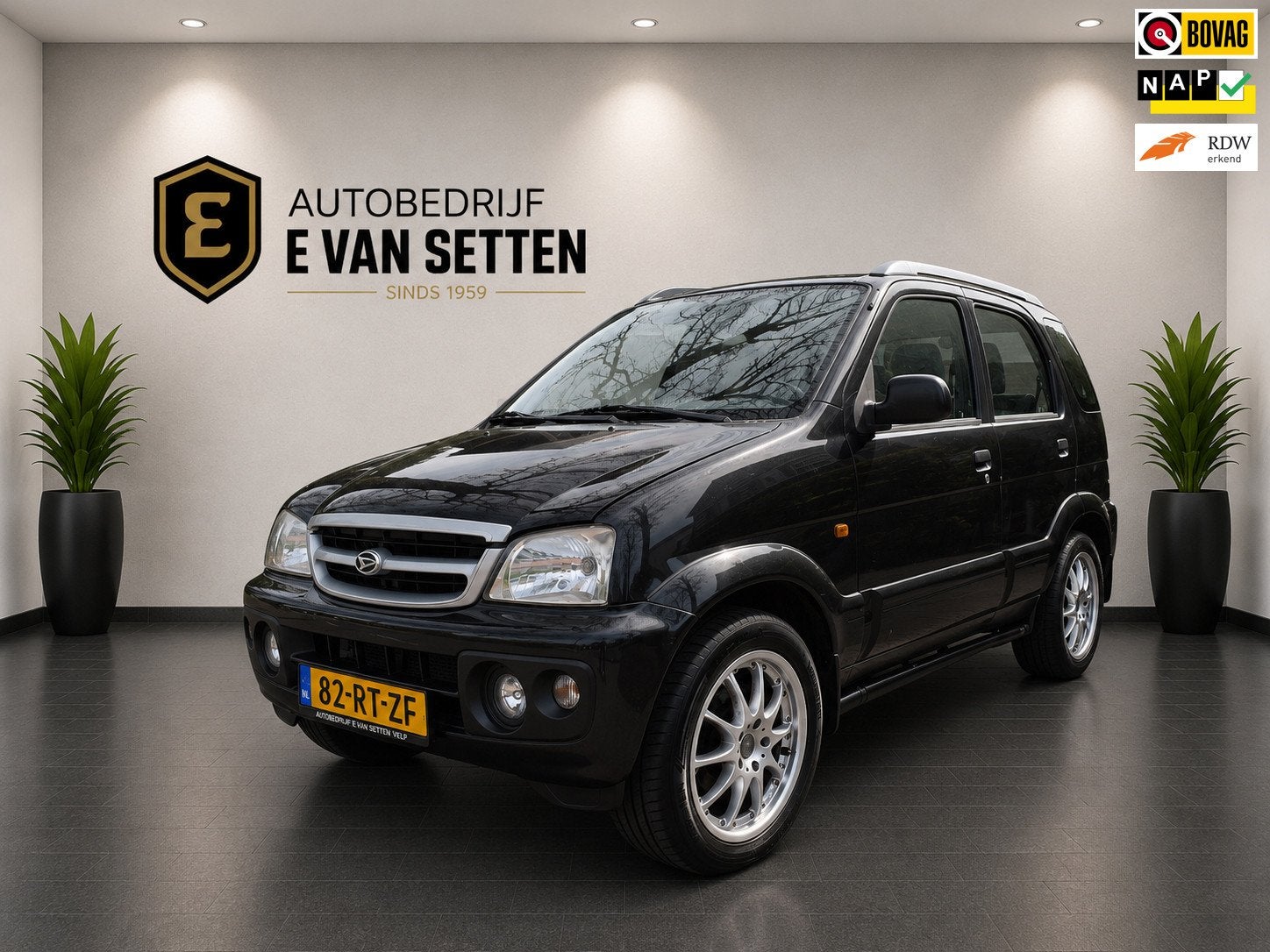 Daihatsu Terios 1.3 SXE . Trekhaak, Airco, Lichtmetalen velg, Keurmerk '100% Onderhouden', 86 pk, 4 cilinders, 400 kg