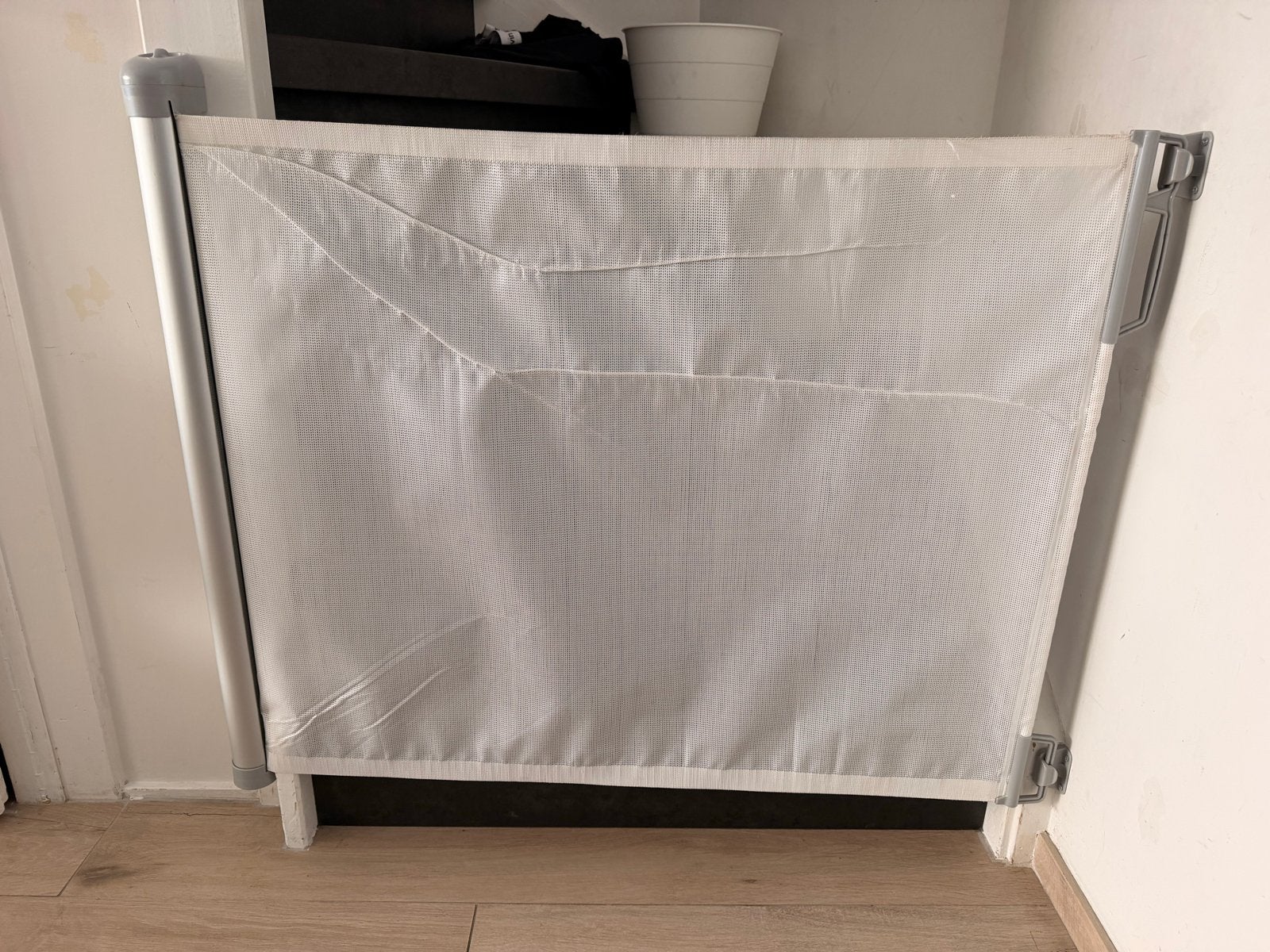 Kidsriver Flexy Oprolbaar Traphekje - Goede Staat, Ophalen, Gebruikt, Aluminium, Oprolhekje