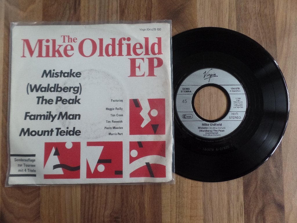 single  Mike Oldfield - The Mike Oldfield EP*, Ophalen of Verzenden, Gebruikt, 7 inch, Rock en Metal