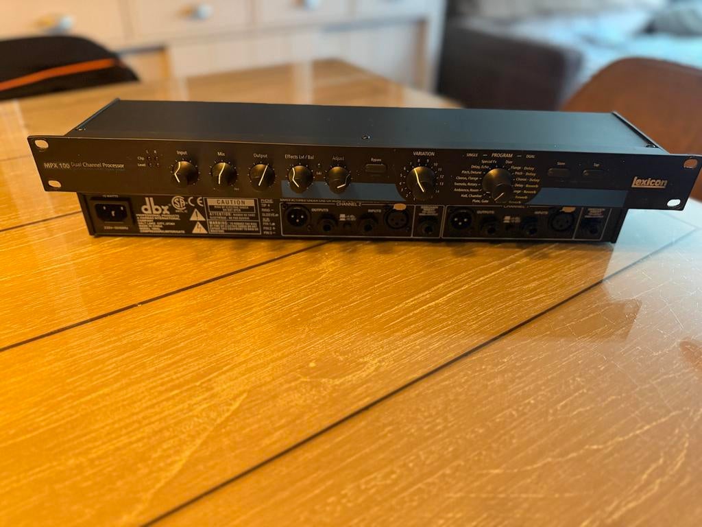 Lexicon MPX 100 Dual Channel Processor, Muziek en Instrumenten, Effecten, Zo goed als nieuw, Delay of Echo, Ophalen of Verzenden