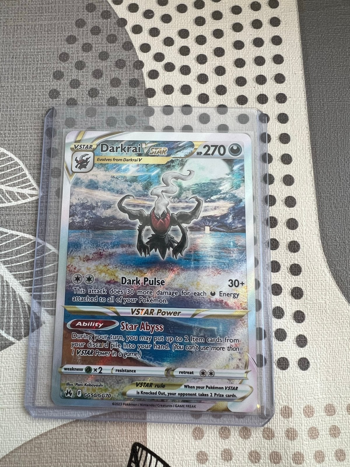 Darkrai VSTAR NM, Ophalen, Zo goed als nieuw, Losse kaart
