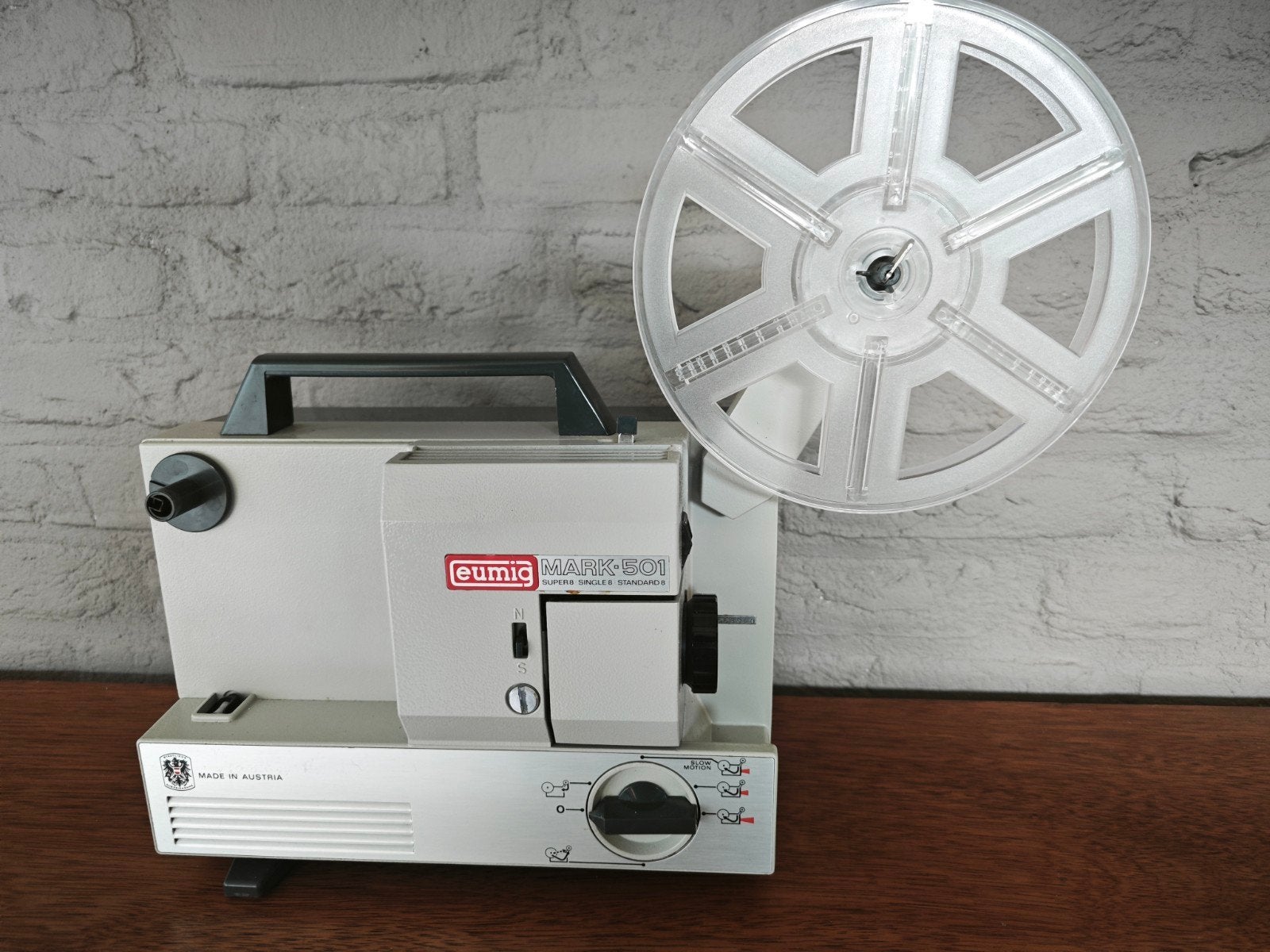 EuMig Mark-501 Super 8 Filmprojector, Audio, Tv en Foto, Diaprojectors, Gebruikt, Ophalen of Verzenden