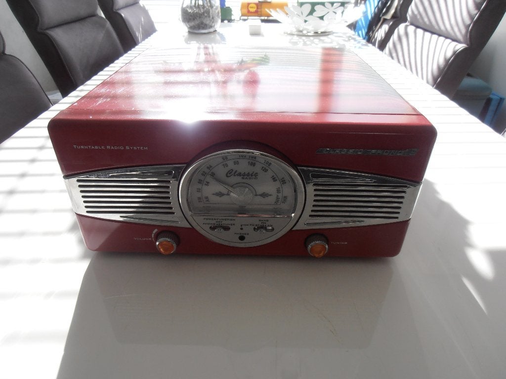 Classic Radio met ingebouwde platenspeler, Audio, Tv en Foto, Ophalen of Verzenden, Zo goed als nieuw, Platenspeler, Overige merken