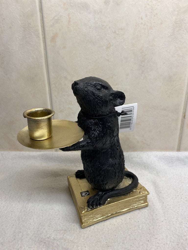 Candle (Kaars) Houder Mouse (2), Antiek en Kunst, Ophalen of Verzenden