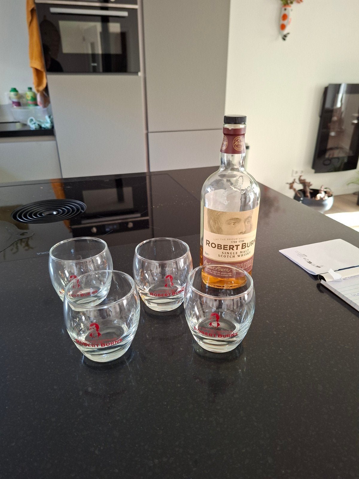 Robert Burns Whisky glazen, Ophalen of Verzenden, Zo goed als nieuw, Overige typen