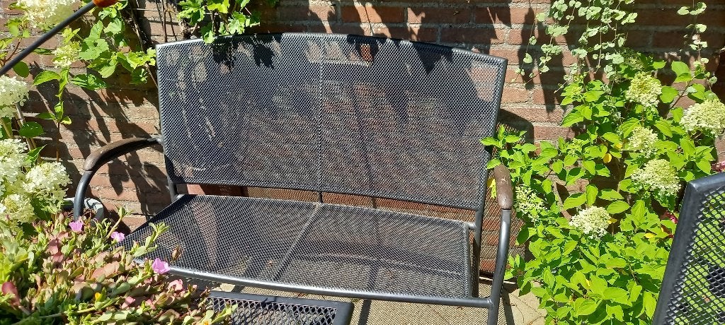 Tuinbank, Tuin en Terras, Ophalen, Gebruikt, Metaal