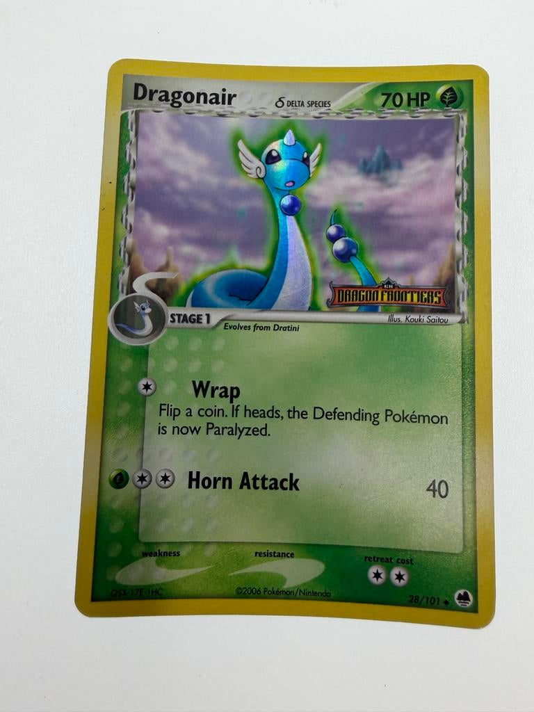Dragonair Delta Species Pokémon Kaart (28/101), Ophalen of Verzenden, Gebruikt, Losse kaart
