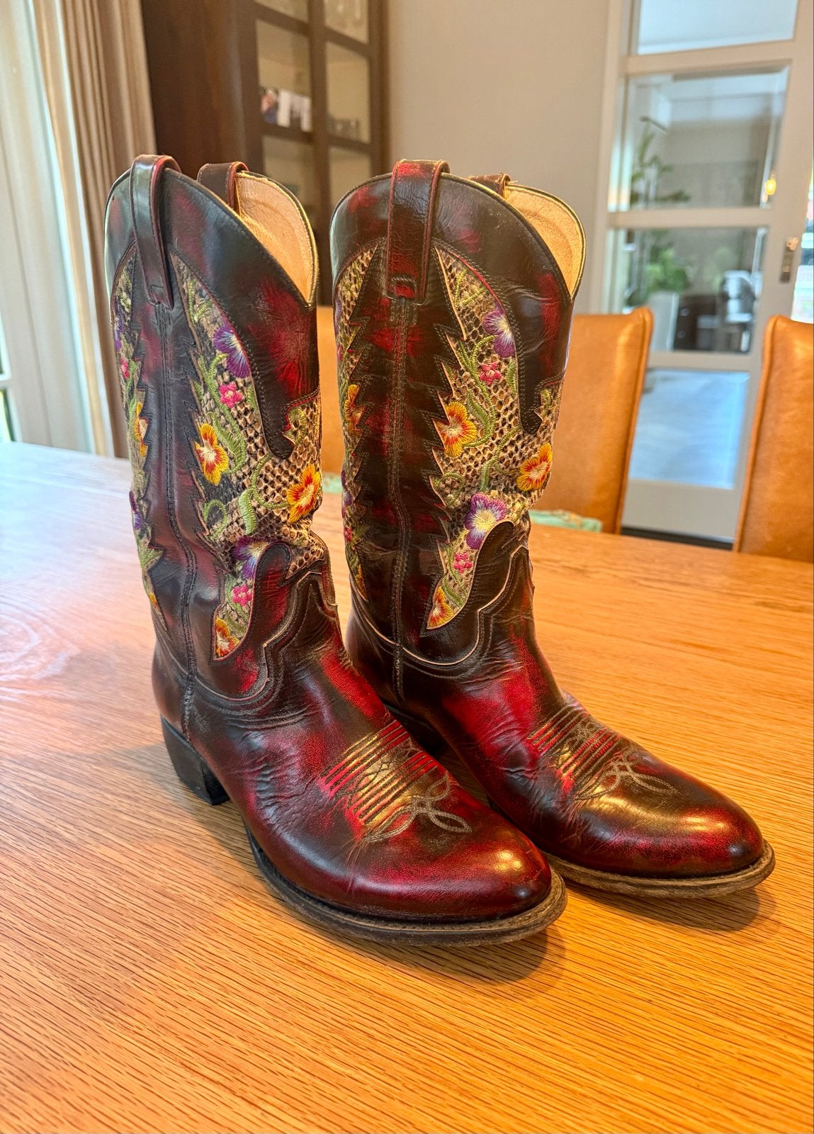 Sendra Western damesboots maat 39 - Zo goed als nieuw, Ophalen of Verzenden, Zo goed als nieuw, Rood, Hoge laarzen