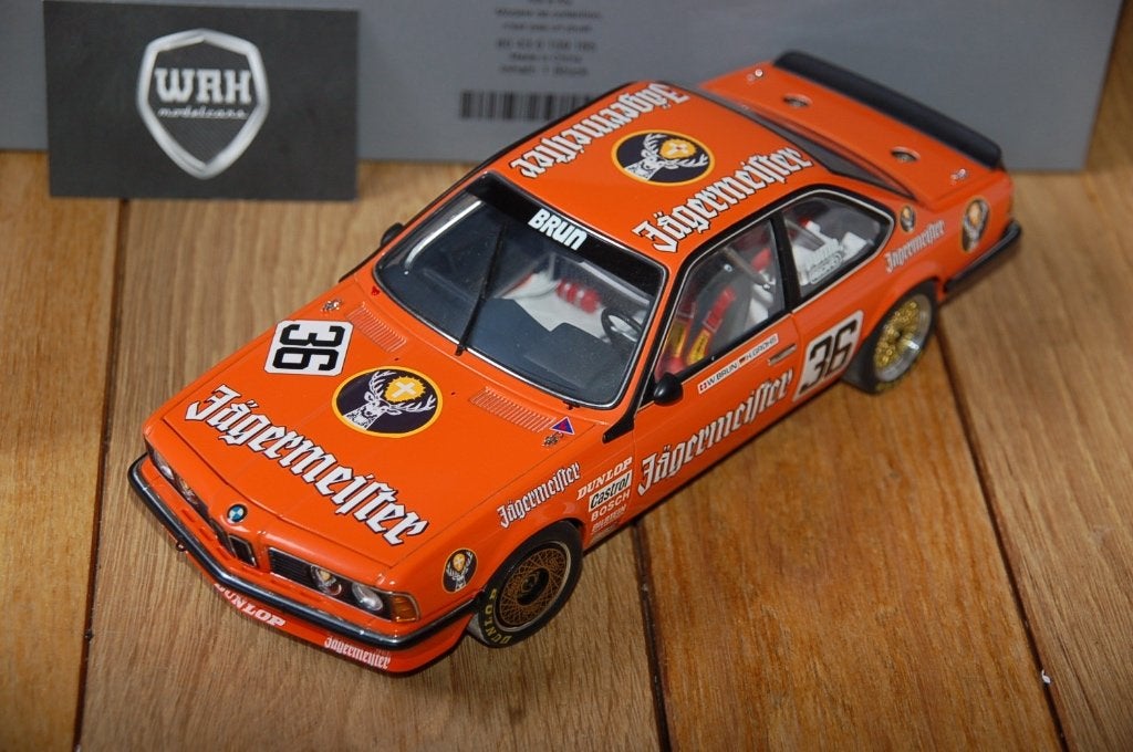 BMW 635 CSI ETC JAGERMEISTER #36 Autoart dealer WRH, Hobby en Vrije tijd, Verzenden, Zo goed als nieuw, Auto, Autoart