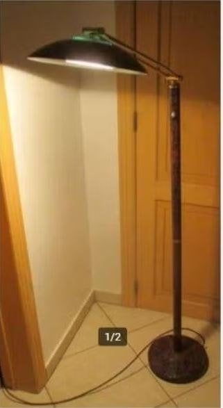 Mooi Retro Metalen verstelbare Staande Lamp - 170cm, Ophalen of Verzenden, Zo goed als nieuw, Metaal, 150 tot 200 cm