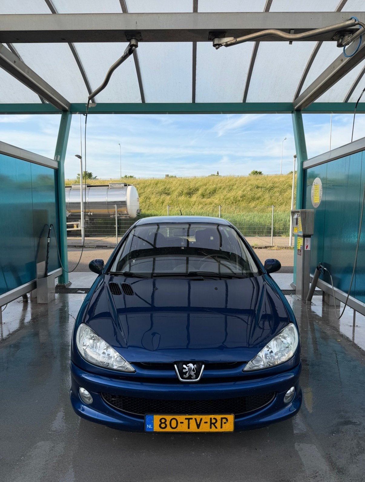 Peugeot 206 1.4 5D 2007 Blauw, Ophalen, Voor, Peugeot, Deur