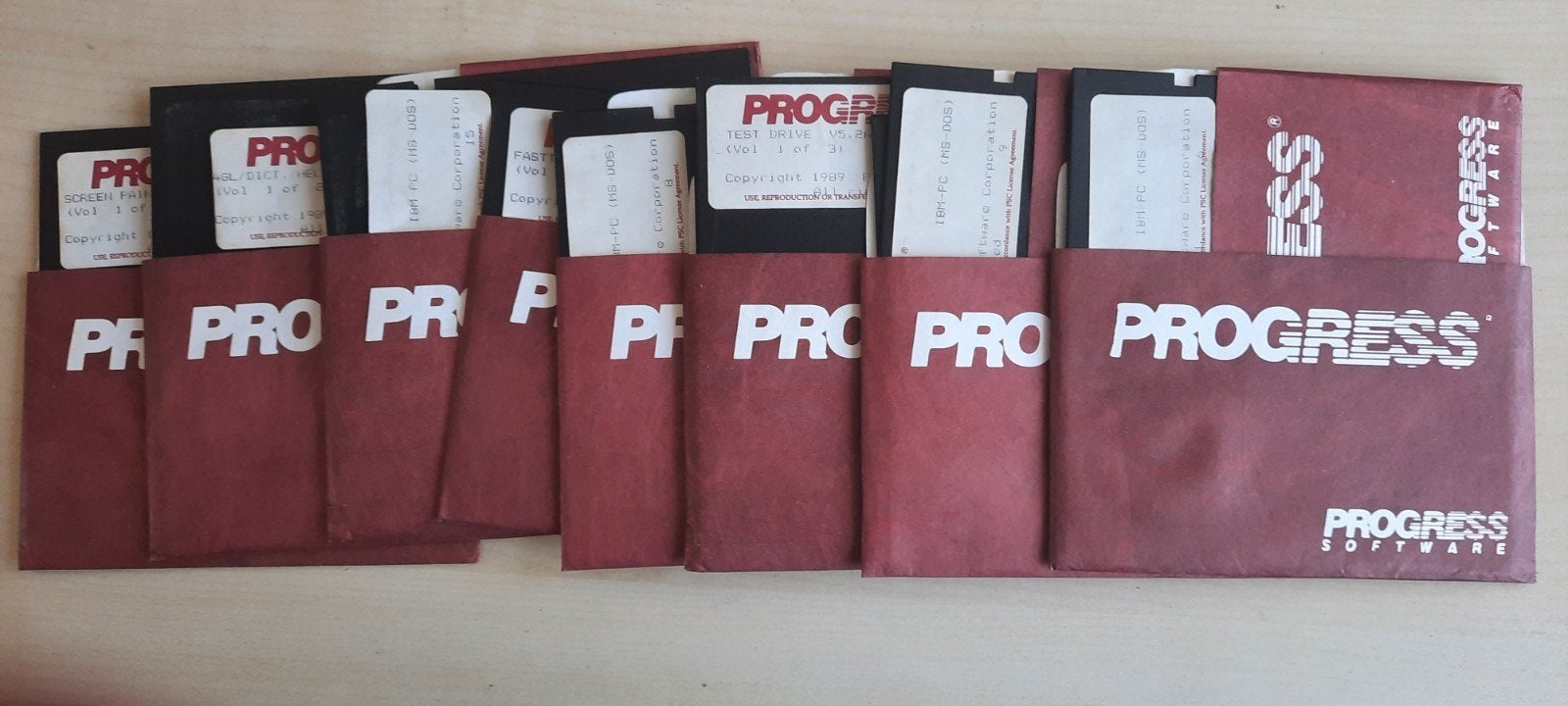 Progress Software Floppy Disks (IBM-PC MS-DOS), Computers en Software, Ophalen of Verzenden, Gebruikt