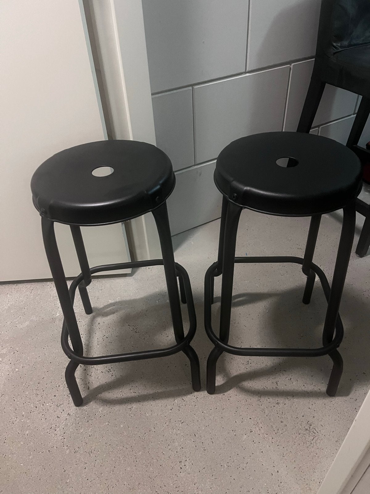 IKEA Raskog krukken - 2 stuks, zwart, goede staat, 60 tot 90 cm, Ophalen of Verzenden, Zo goed als nieuw, Metaal