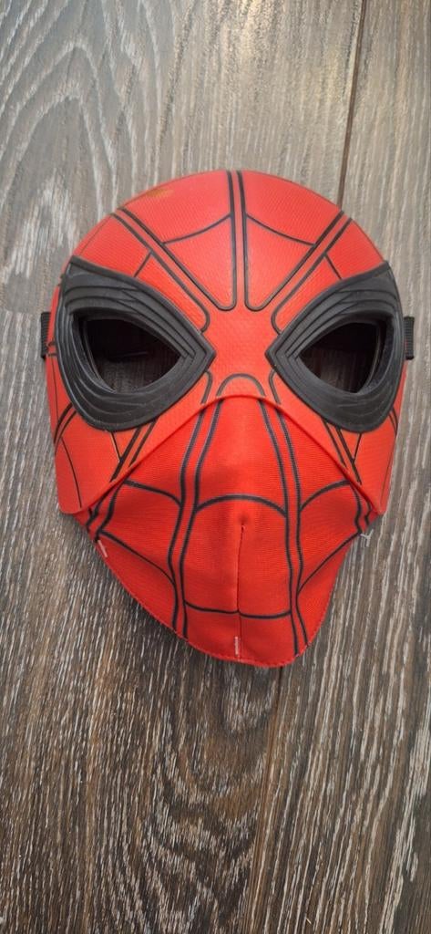Spider man masker, Ophalen of Verzenden, Zo goed als nieuw, 134 t/m 140, Jongen
