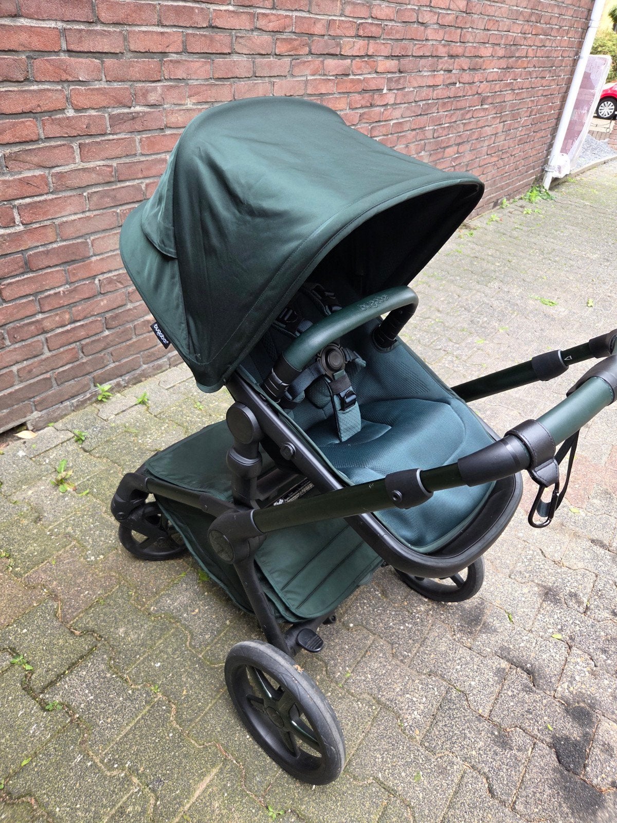 Bugaboo Fox 5 Kinderwagen met verschillende accessoires zgan, Bugaboo, Zo goed als nieuw, Combiwagen, Verstelbare duwstang