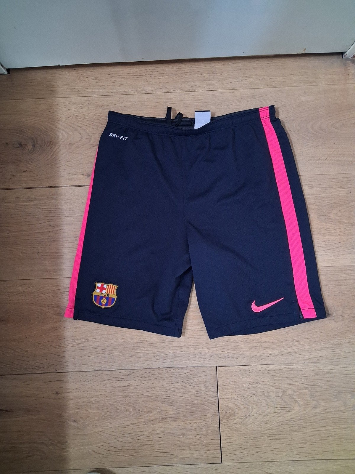 Nike FC Barcelona Vintage Korte Broek Maat S, Blauw, Nike, Ophalen of Verzenden, Zo goed als nieuw