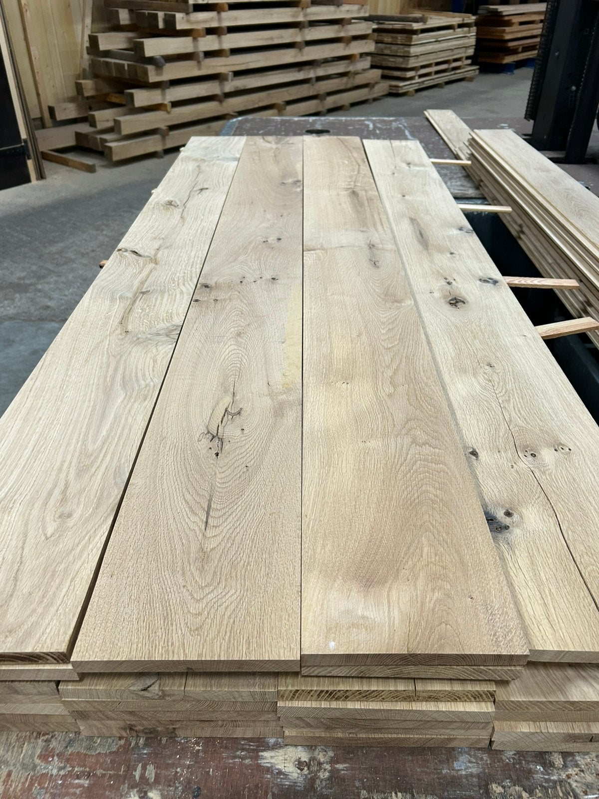 Eiken kd geschaafd 18x195mm 200cm, Ophalen, Zo goed als nieuw