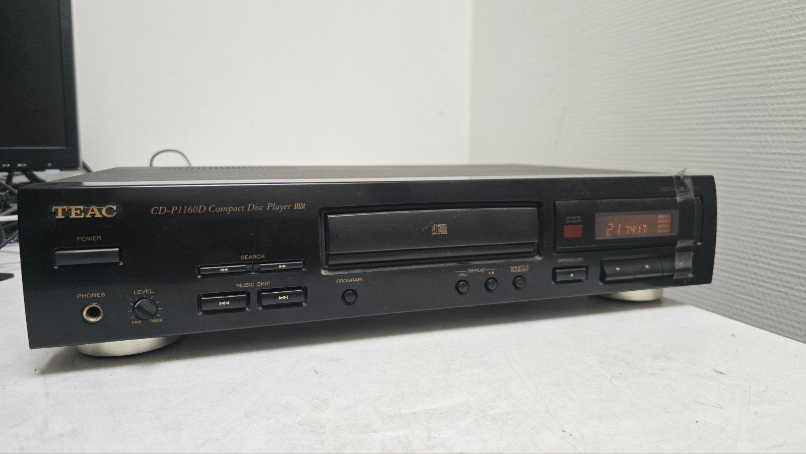 TEAC CD-P1160D Compact Disc Player CD speler, Ophalen of Verzenden, Zo goed als nieuw