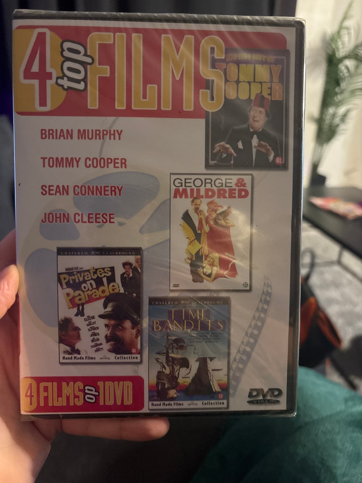 4 Top Films DVD Collectie: Komedie Klassiekers, Engels, Alle leeftijden, Nederlands, Ophalen of Verzenden