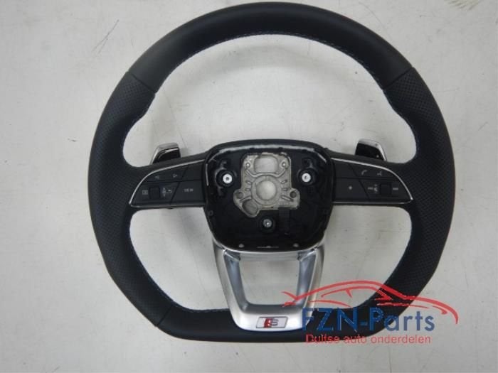 Audi Q7 4M S-Line Stuur MF+F1+VIEW Wit stiksel, Ophalen of Verzenden, Gebruikt