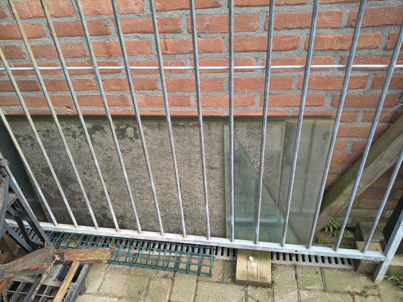 Glas voor tuinkas - diverse afmetingen, Ophalen of Verzenden, Glas, Gebruikt, Aluminium