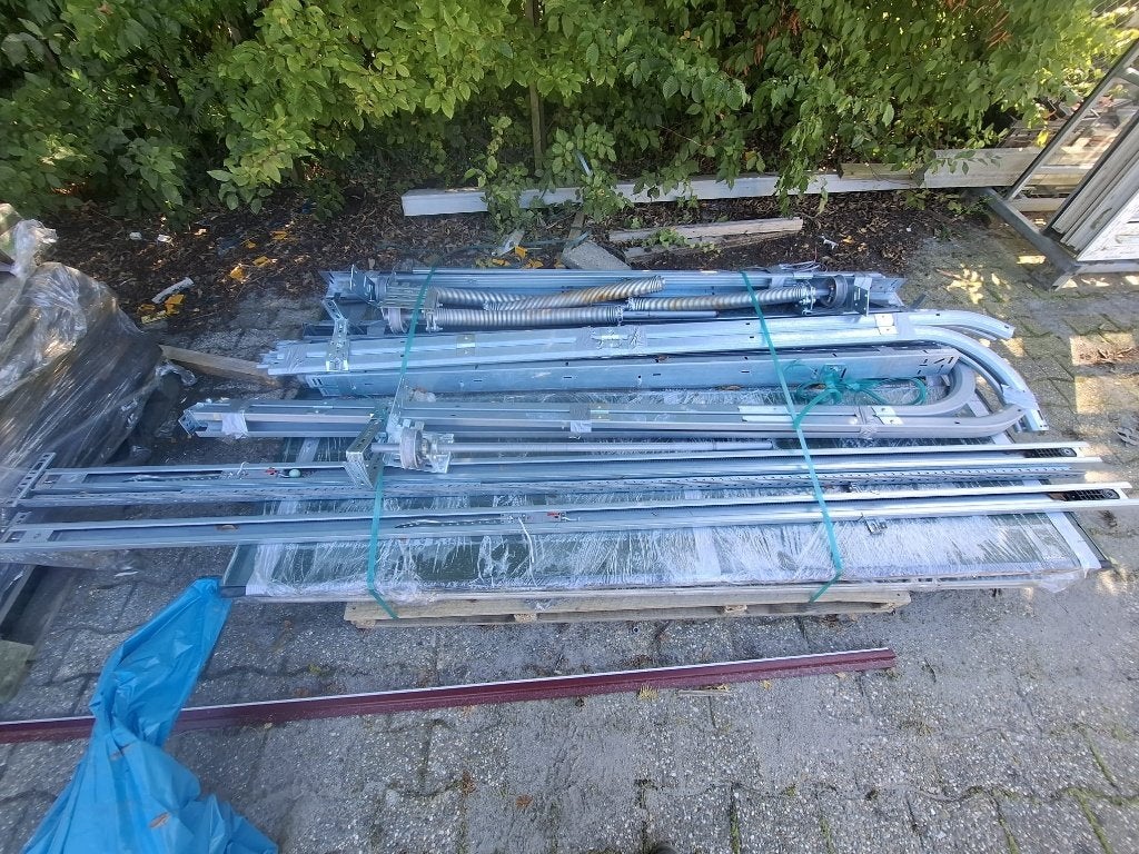Roldeuren garage elektrisch, prijs per stuk, Ophalen, Gebruikt, Garagedeur, Metaal