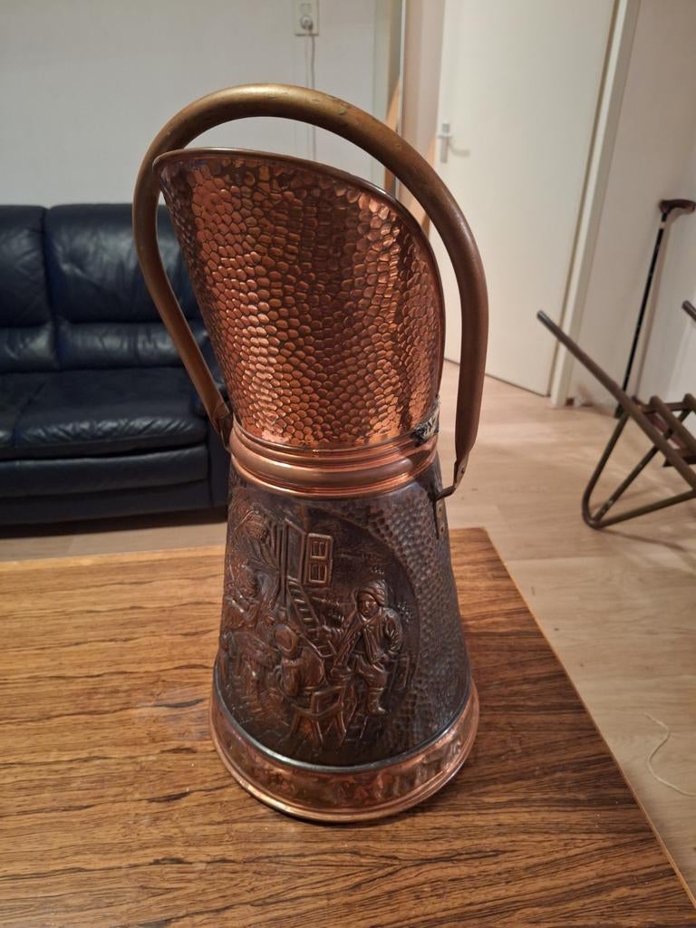 Paraplubak van koper. Bieden graag., Huis en Inrichting, Woonaccessoires | Paraplubakken, Ophalen of Verzenden, Gebruikt, Overige materialen