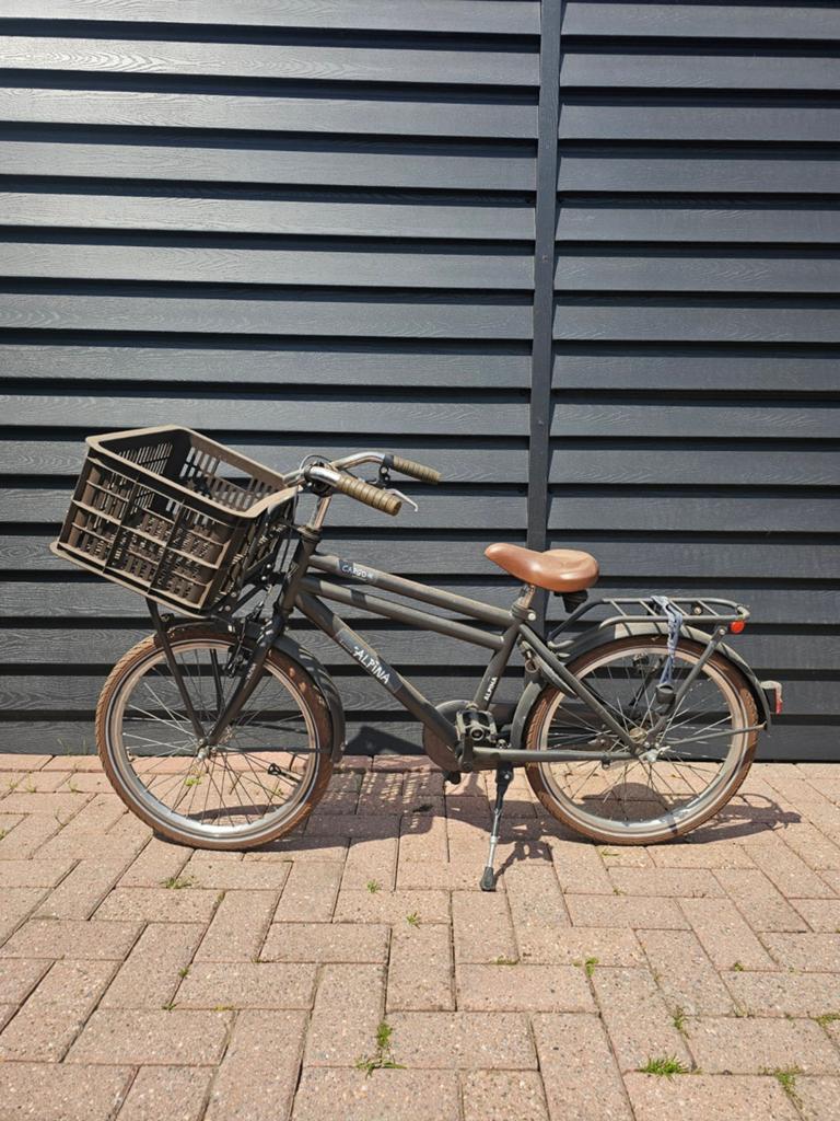 Alpina Cargo fiets met mand - Gebruikt, Overige merken, Terugtraprem, Gebruikt, Minder dan 49 cm