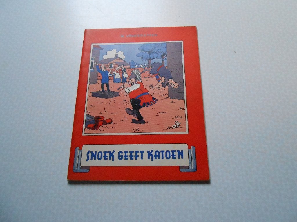 Snoek 7 Snoek geeft katoen 1951 1 ste druk., Willy Vandersteen, Eén stripboek, Ophalen of Verzenden, Zo goed als nieuw