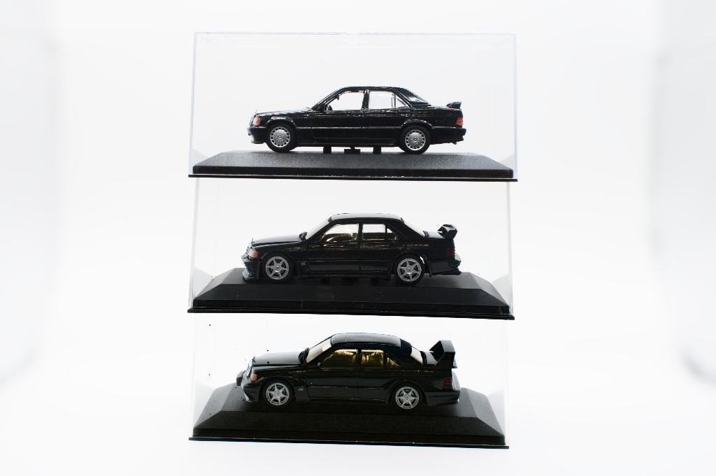 Mercedes 190E 2.5-16 Evo1 Evo2 2.3-16 Minichamps Evo 1 Evo 2, Hobby en Vrije tijd, Modelauto's | 1:43, Ophalen of Verzenden, Zo goed als nieuw