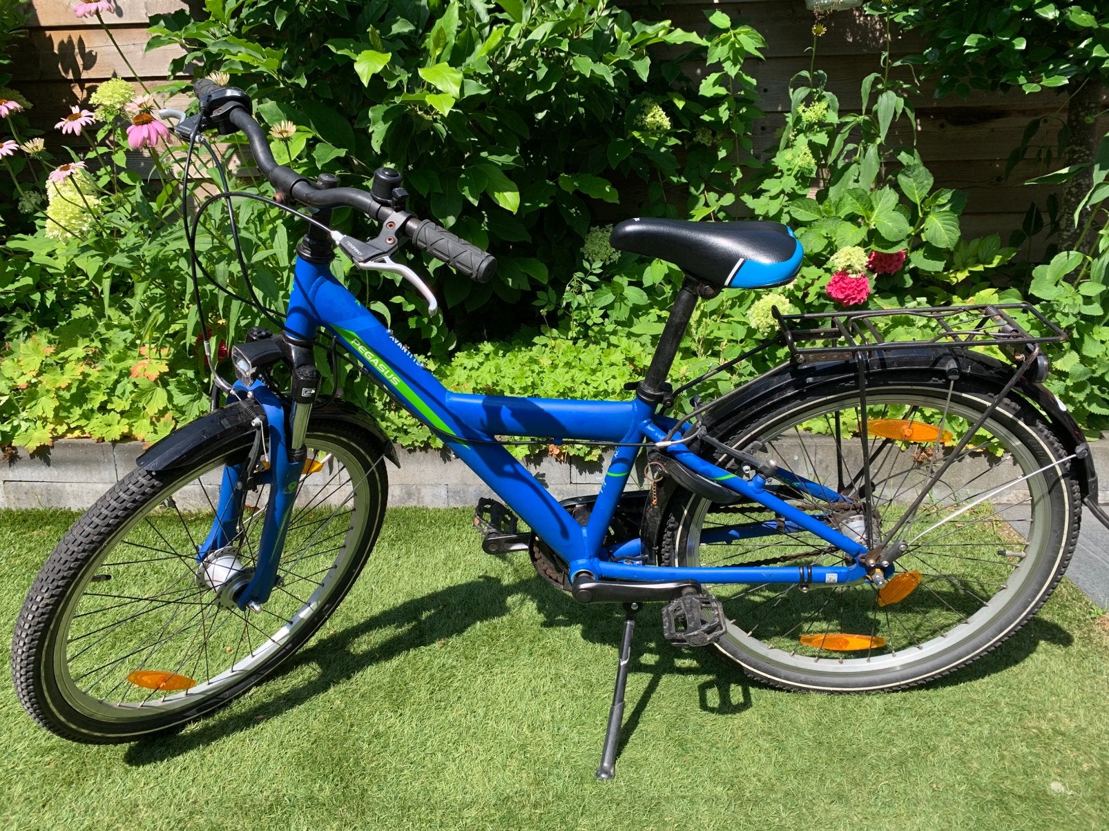 Een nette Pegasus fiets 24 inch blauw, Fietsen en Brommers, Ophalen, Gebruikt, 24 inch