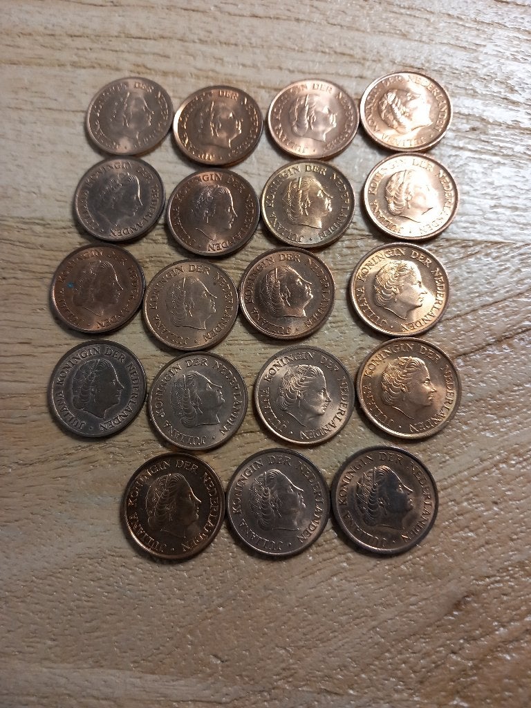Nederlandse Stuivers, Ophalen of Verzenden, Koningin Juliana, 5 cent, Losse munt
