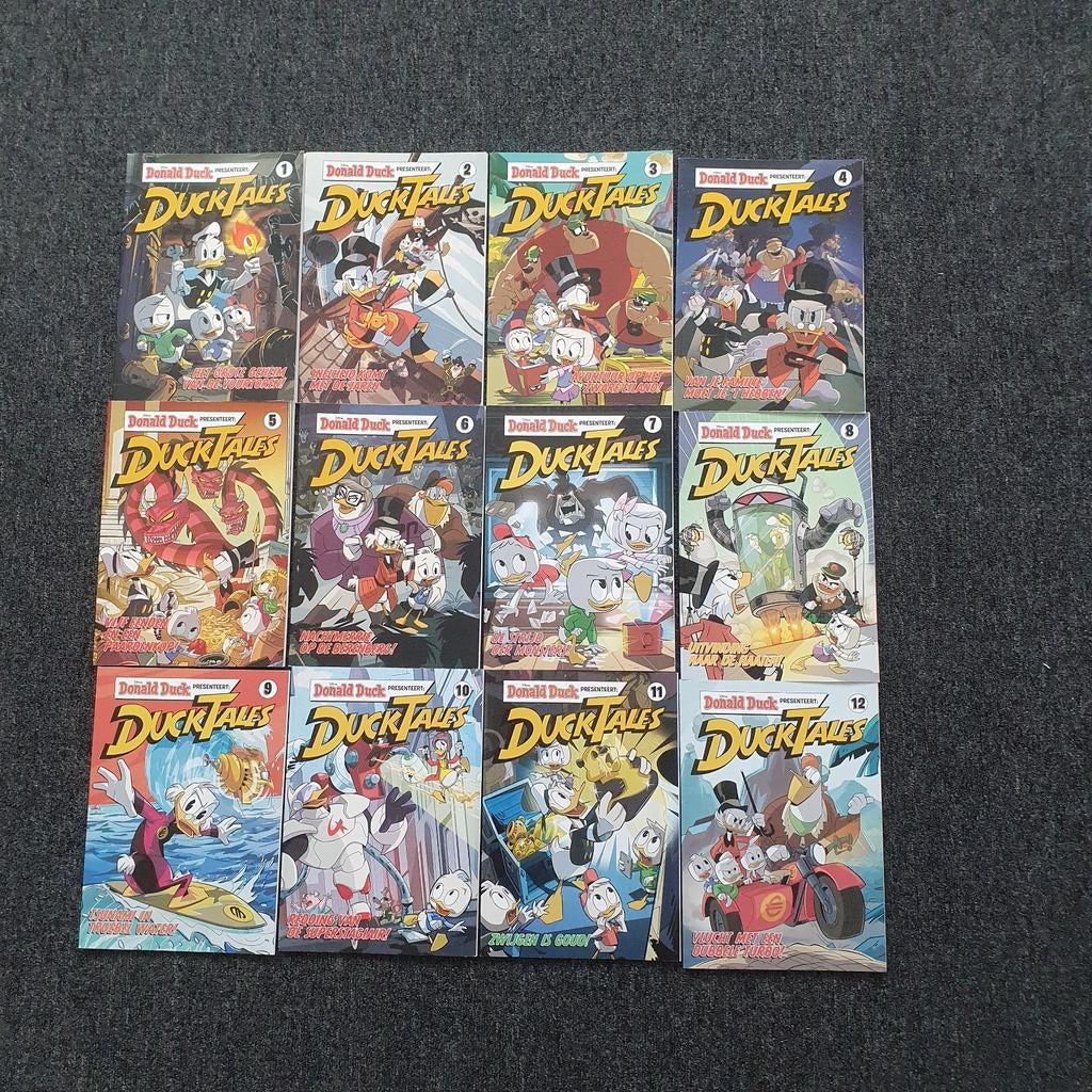 Donald Duck DuckTales 1 tm 12, Complete serie of reeks, Ophalen, Zo goed als nieuw, Disney