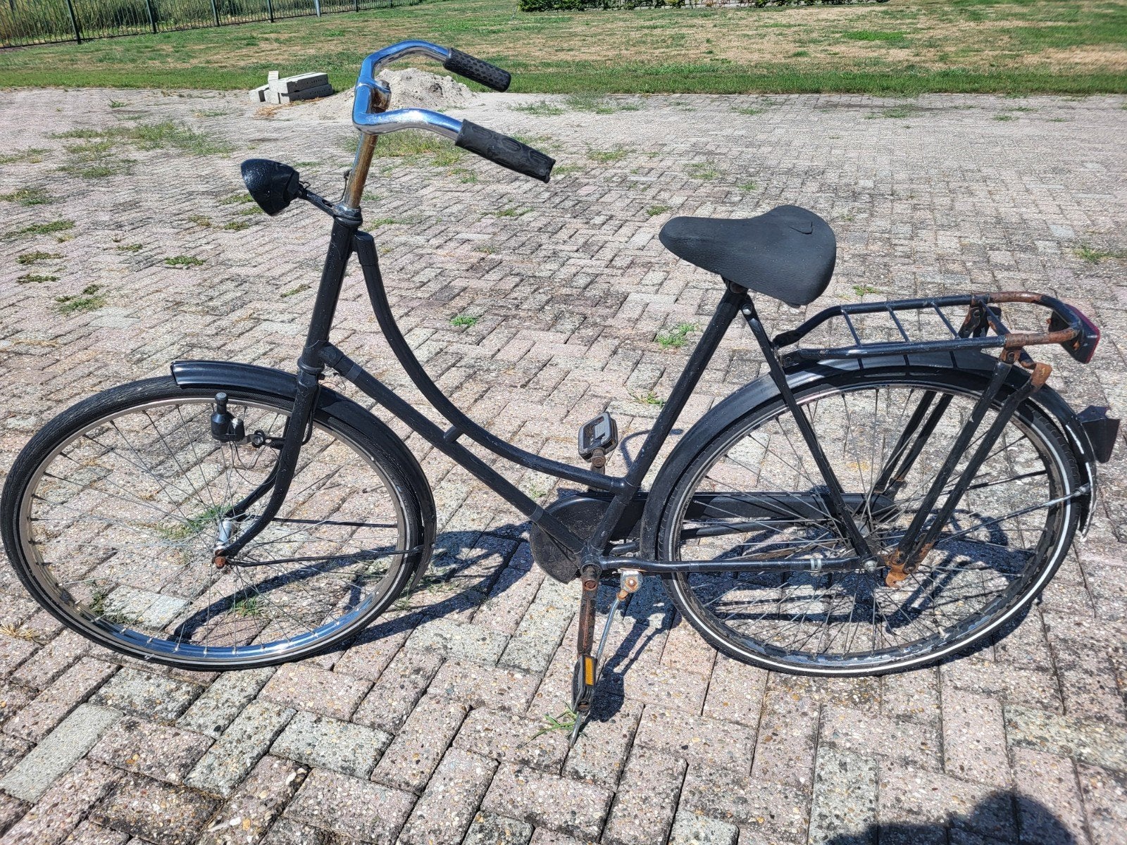 oma kroegfiets, 53 tot 56 cm, Ophalen, Gebruikt, Terugtraprem