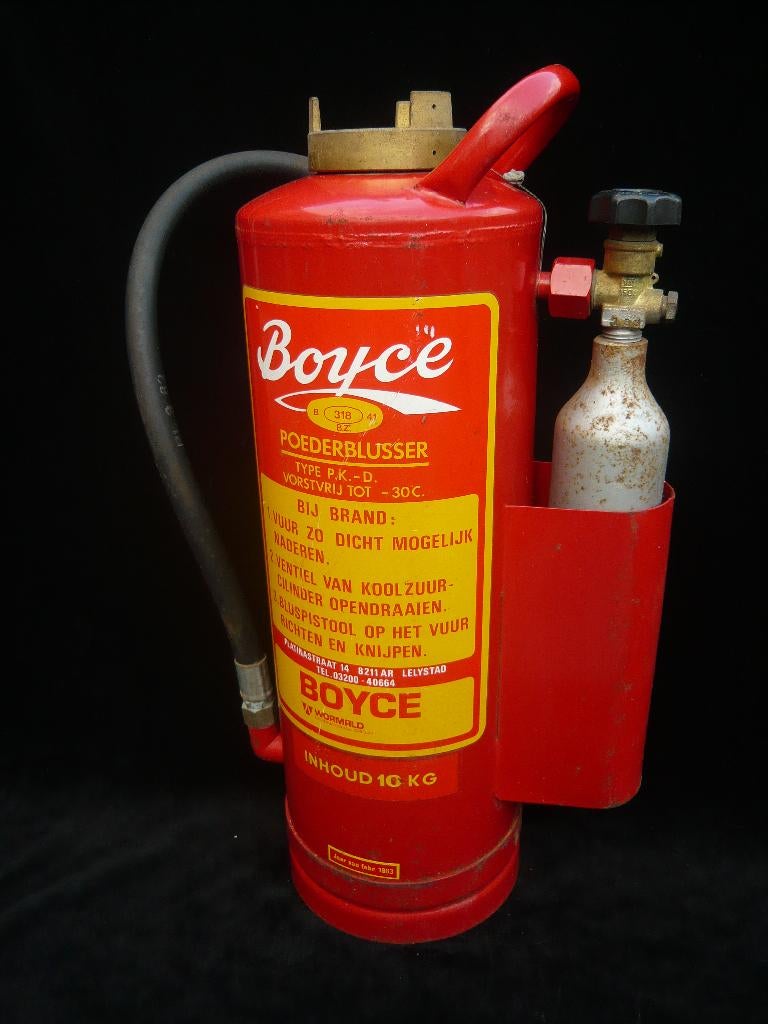 Brandblusser Boycé rood, Ophalen, Gebruikt, Brandblusser