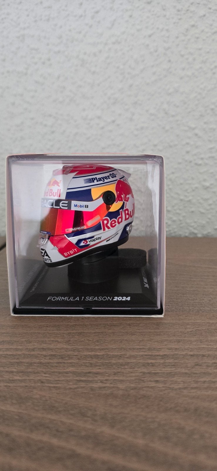 Max Verstappen Helm 1:4 Formule 1 Seizoen 2024, Ophalen of Verzenden, Nieuw, Formule 1