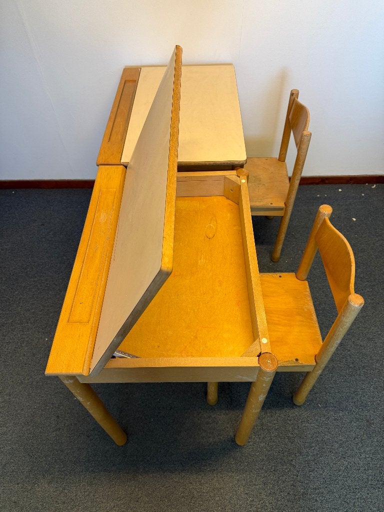 vintage schoolmeubilair, Antiek en Kunst, Ophalen