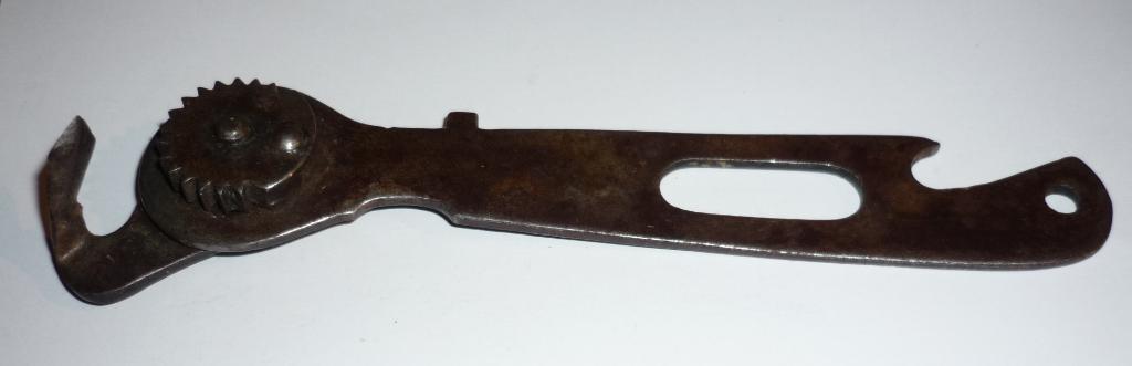 oude 4 LING blikopener., Ophalen of Verzenden