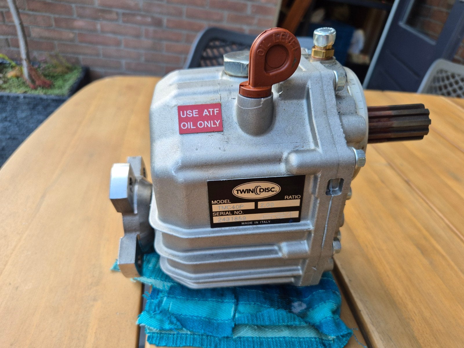 TMC40P twindisc keerkoppeling met af en toe slip., Ophalen of Verzenden, Gebruikt, Motor en Techniek