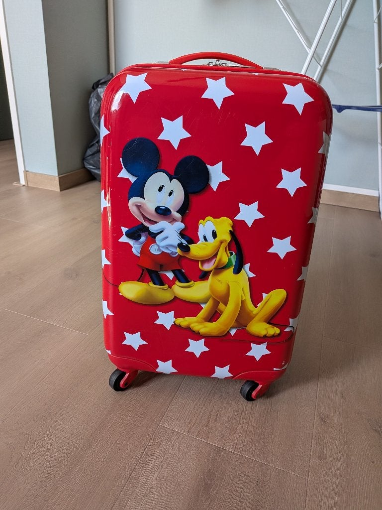mickey trolley, 50 tot 60 cm, Hard kunststof, Ophalen of Verzenden, Zo goed als nieuw