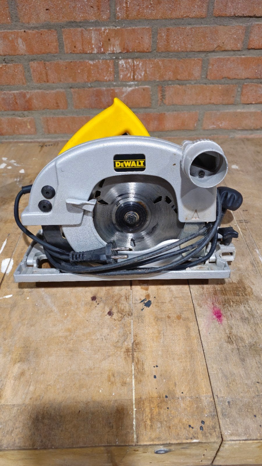 DeWalt DW365 Cirkelzaag - Compleet met doos en boekjes, Ophalen, Gebruikt, Cirkelzaag, DeWalt