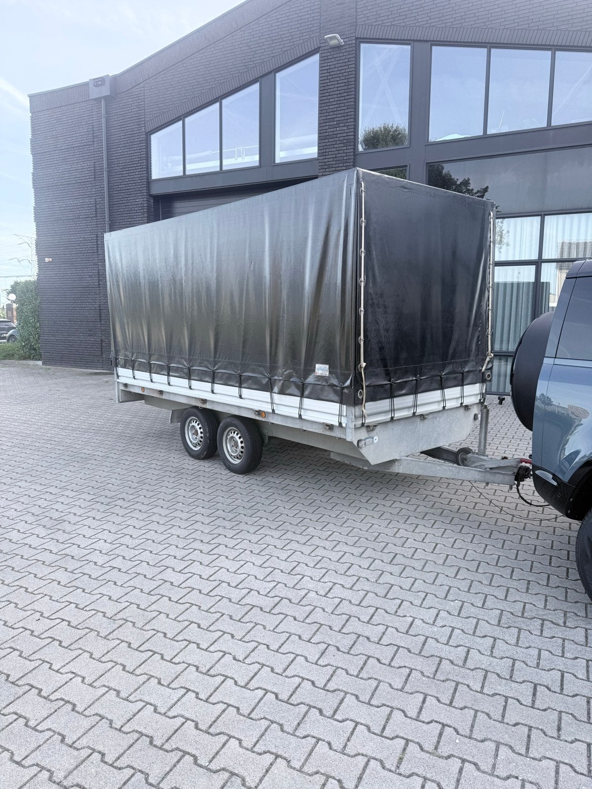 Verdonk tandemasser aanhanger met huif  2500 kg, Auto diversen, Ophalen, Gebruikt