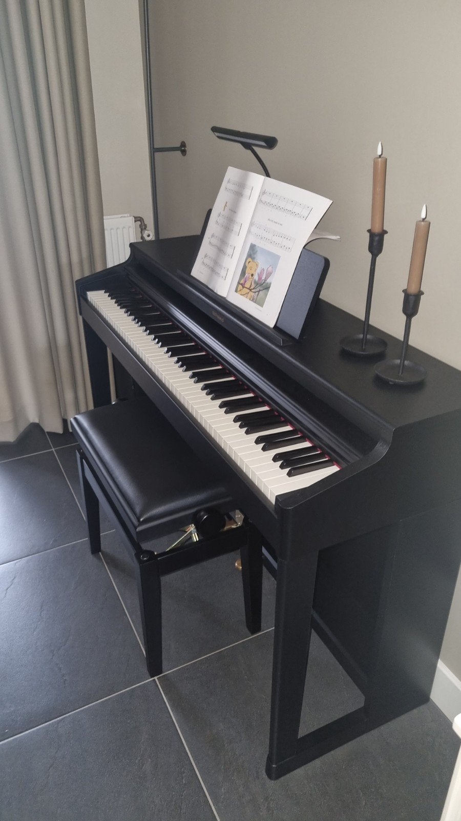 Roland RP701 Digitale Piano met accessoires, Ophalen