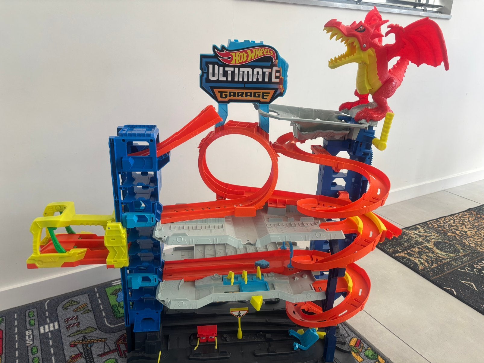 Hotwheels ultimate garage, Kinderen en Baby's, Ophalen, Gebruikt, Handmatig, Hot Wheels