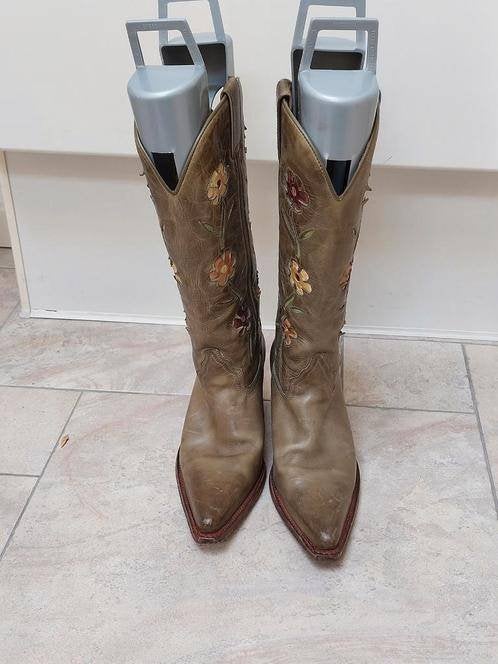 Groene Sendra Retro Flower laarzen maat 36, Ophalen of Verzenden, Gedragen, Groen, Hoge laarzen